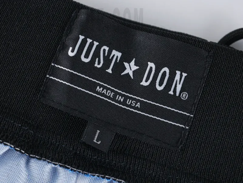 the just don size logo