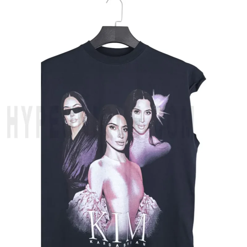 The front of the black clothes