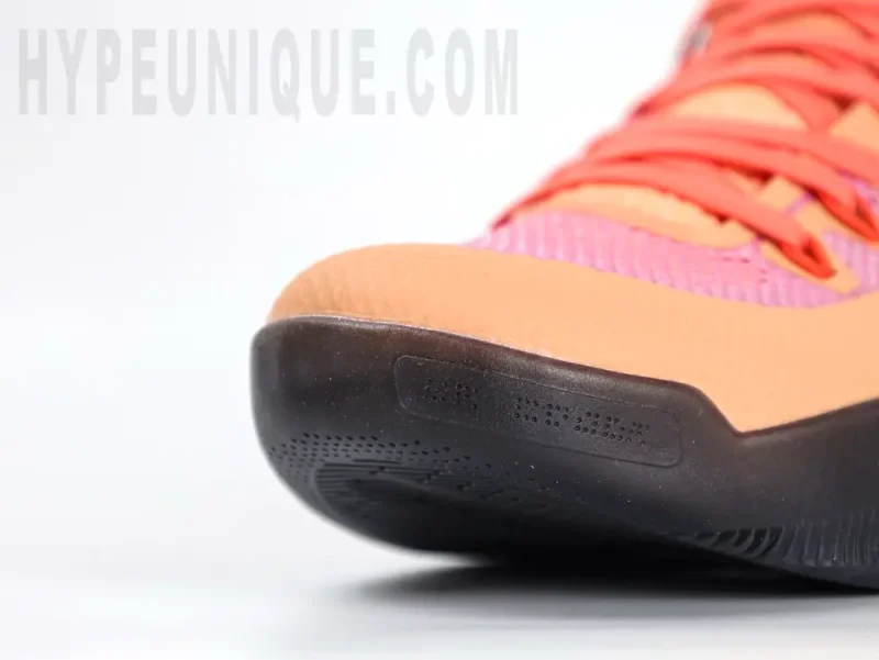 the orange toe box