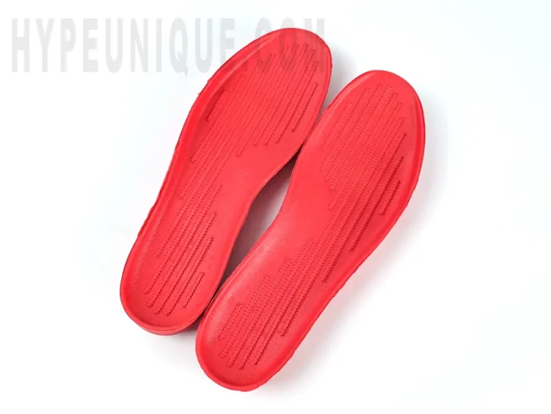 the red insole