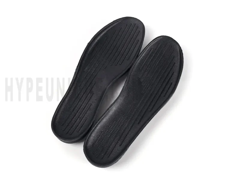 the black outsole
