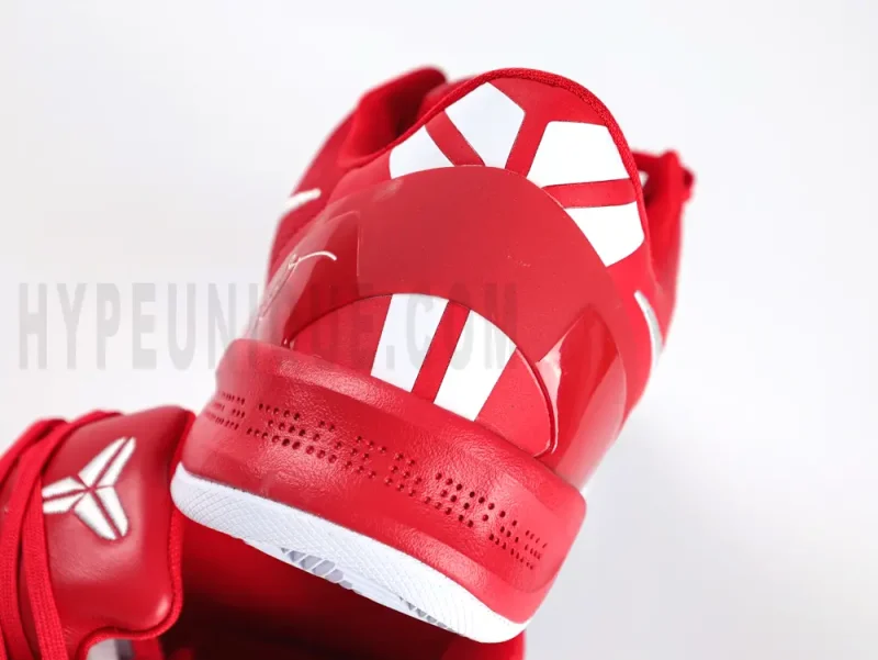 the heels with white kobe logo