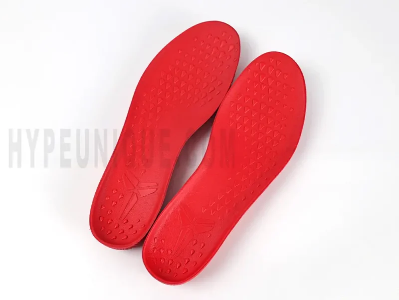 the red insole