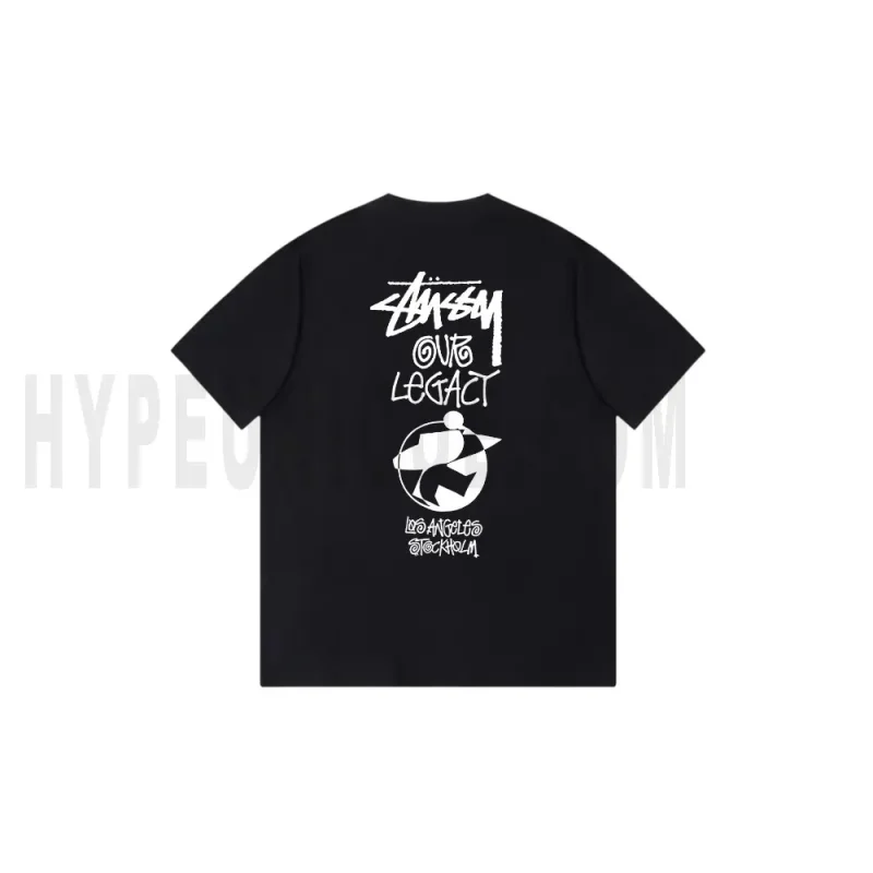 The back of the black clothes