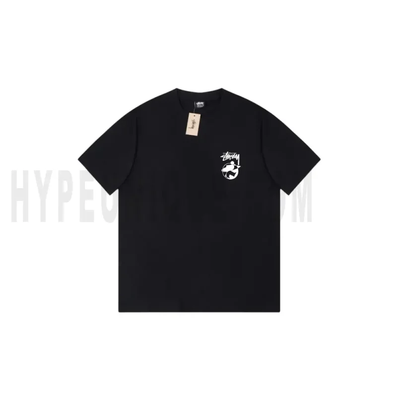The front of the black clothes