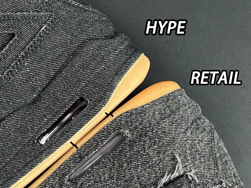 Comparison between the HypeUnique version and the original (Heel)