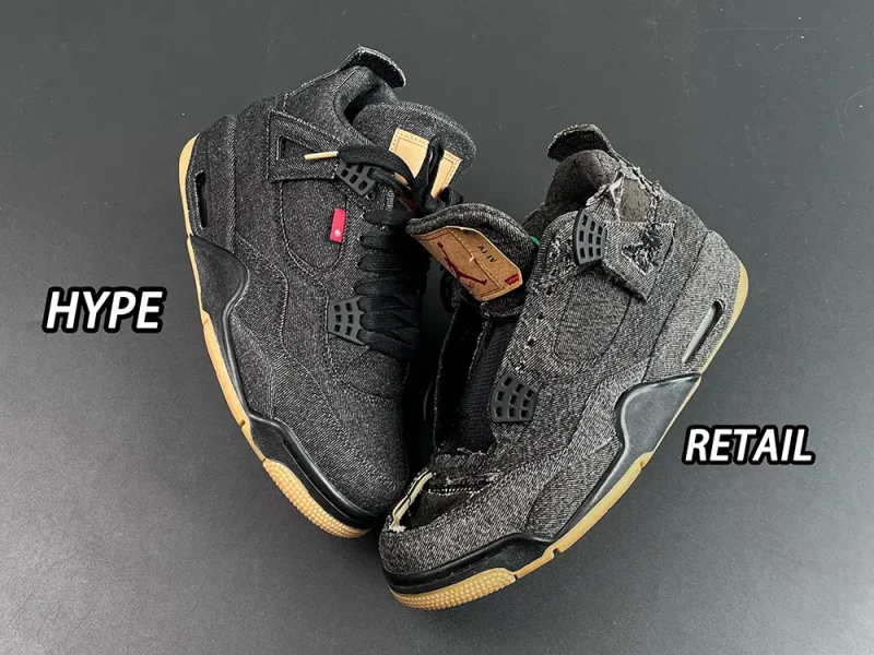 Comparison between the HypeUnique version and the original (the tongue)