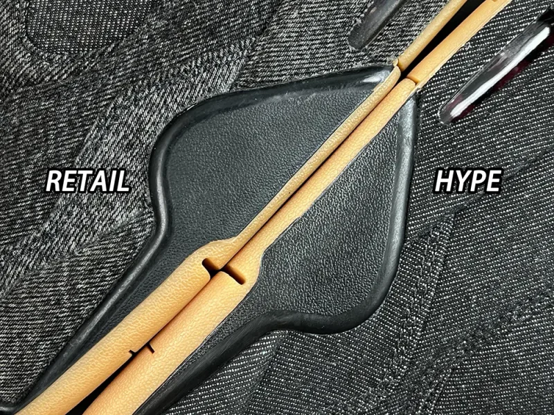 Comparison between the HypeUnique version and the original ()