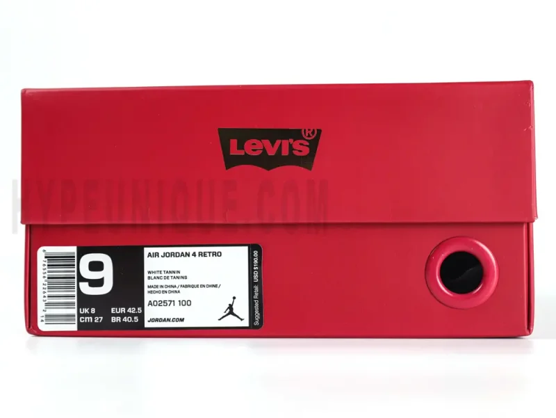 the levies red shoe box
