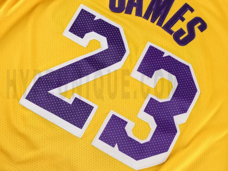 Close-up of the back print details.