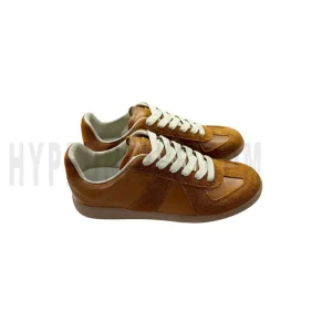 MM Mm6 Replica 'Camel' Brown Sneakers