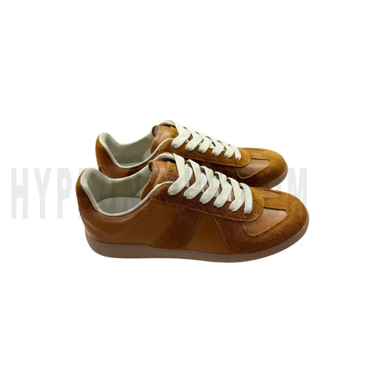 MM Mm6 Replica 'Camel' Brown Sneakers