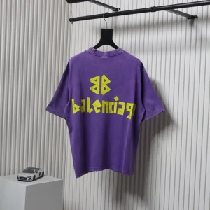 Masking Tape Logo Hole T-Shirt