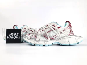Men's 3xl Extreme Laces B Sneaker in White/red/Turquoise/Grey