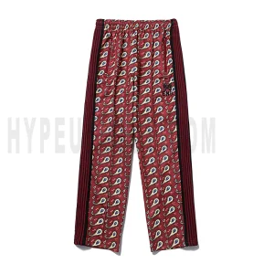 The front of the red pants