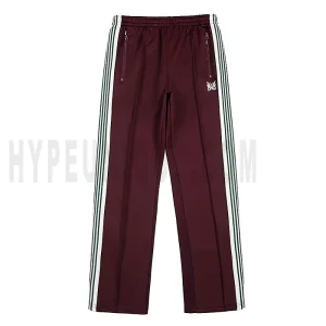 Needles Narrow Track Pant 'Maroon' Pants