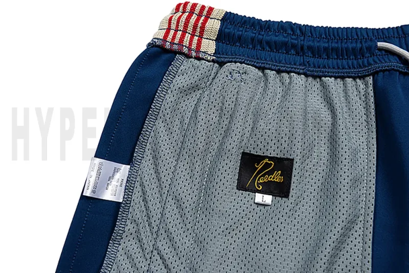 Interior fabric and tailoring detail of the pants.