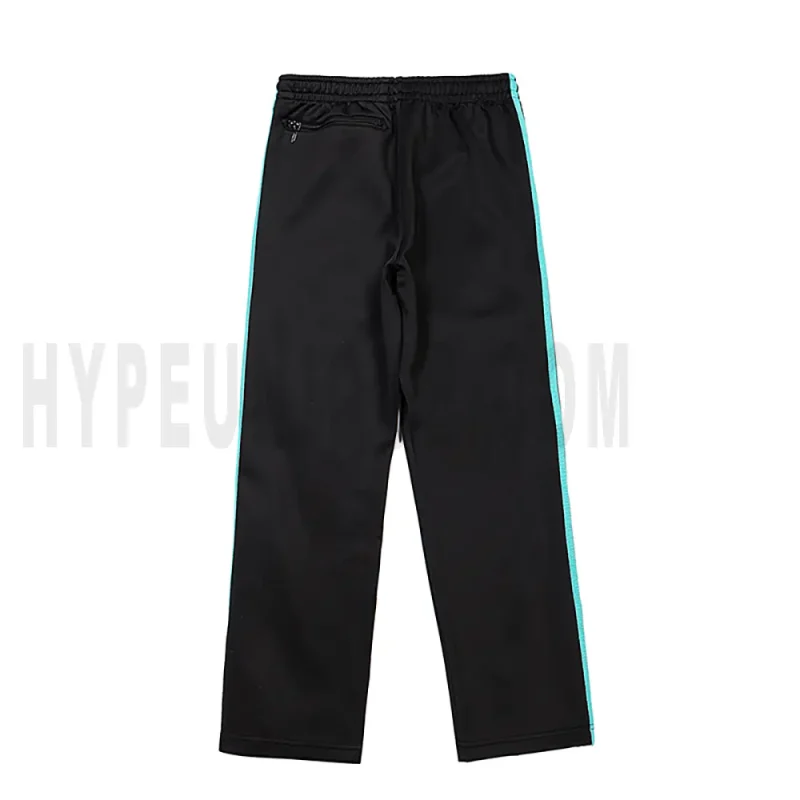 The back of the black pants.