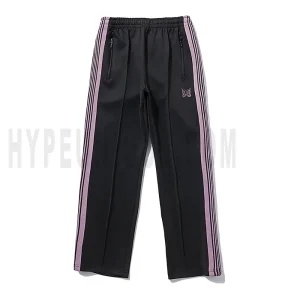 The front of the black pants