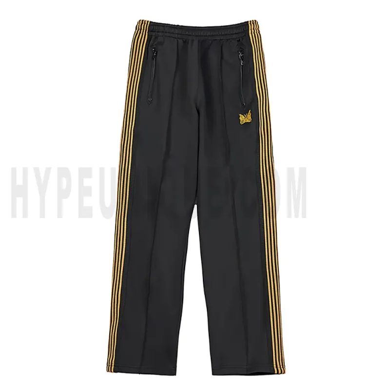 Needles Quality Embroidered Track Pants Classic Stripe Trousers