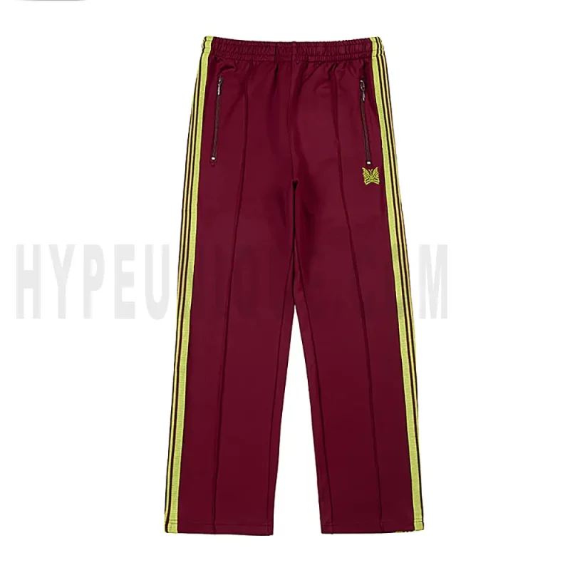 The front of the red pants