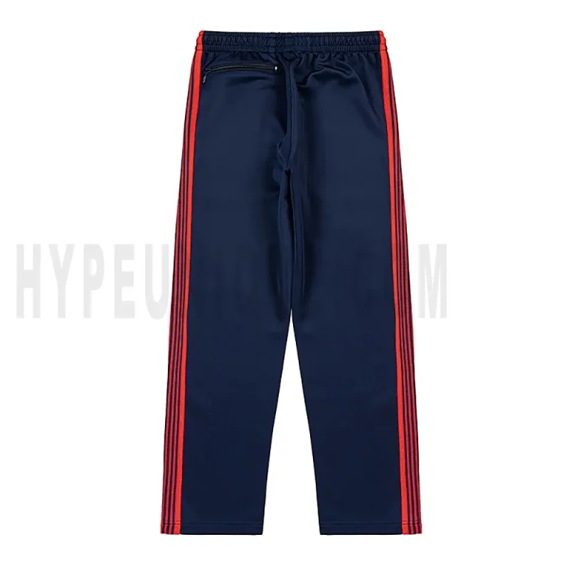 The back of the blue pants