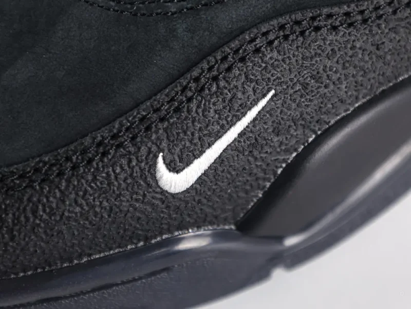 Swoosh on the outside of the toe