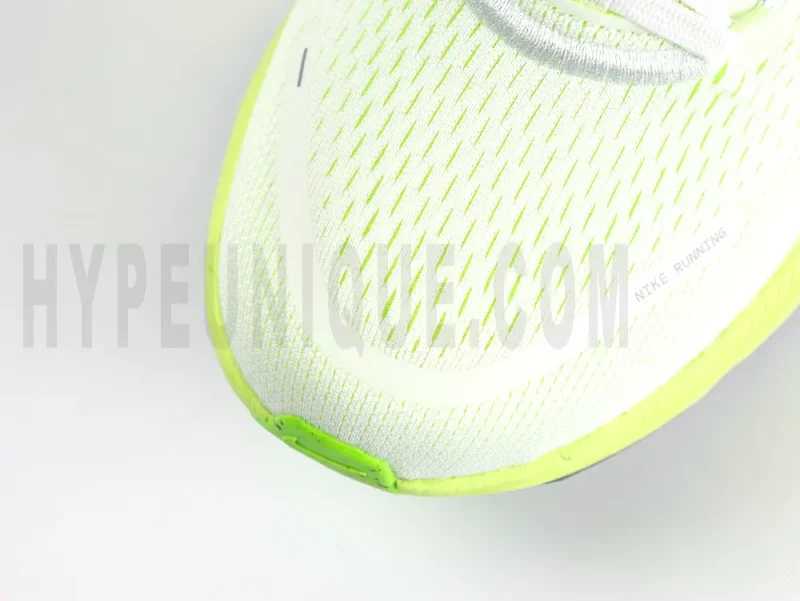 Green toe cap