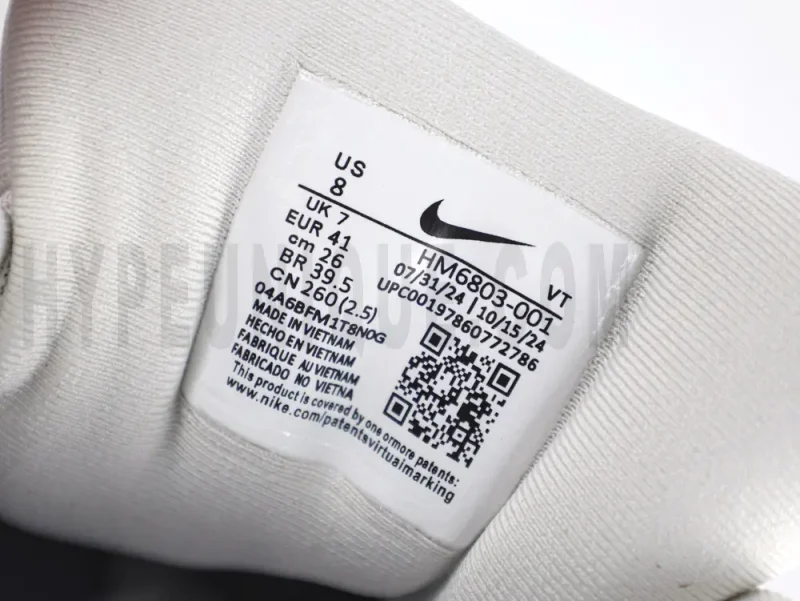 White tongue with logo.