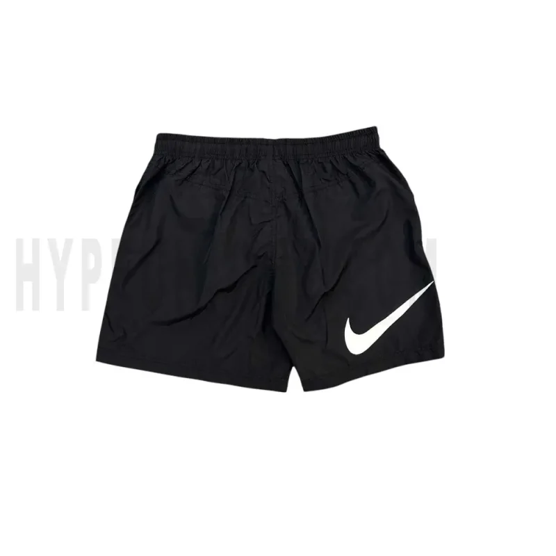 The back of the black. shorts