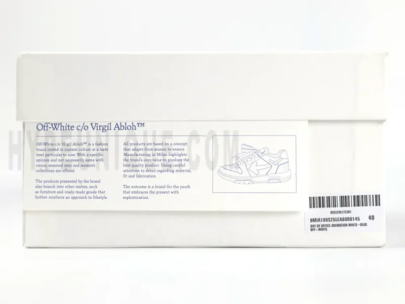 the white shoe box