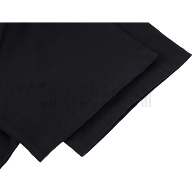 The sleeves of the black clothes