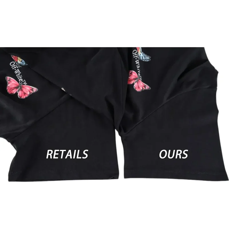 Off-White Cotton Butterfly Logo T-Shirt - Image 31