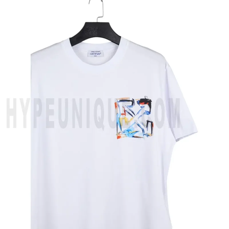 The front of the white clothes