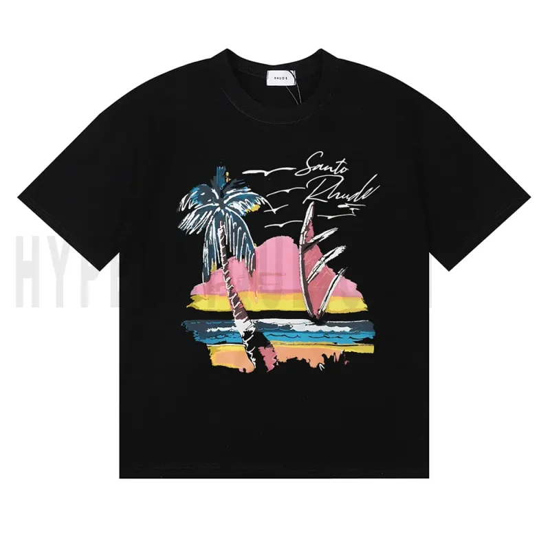 The front of the black clothes