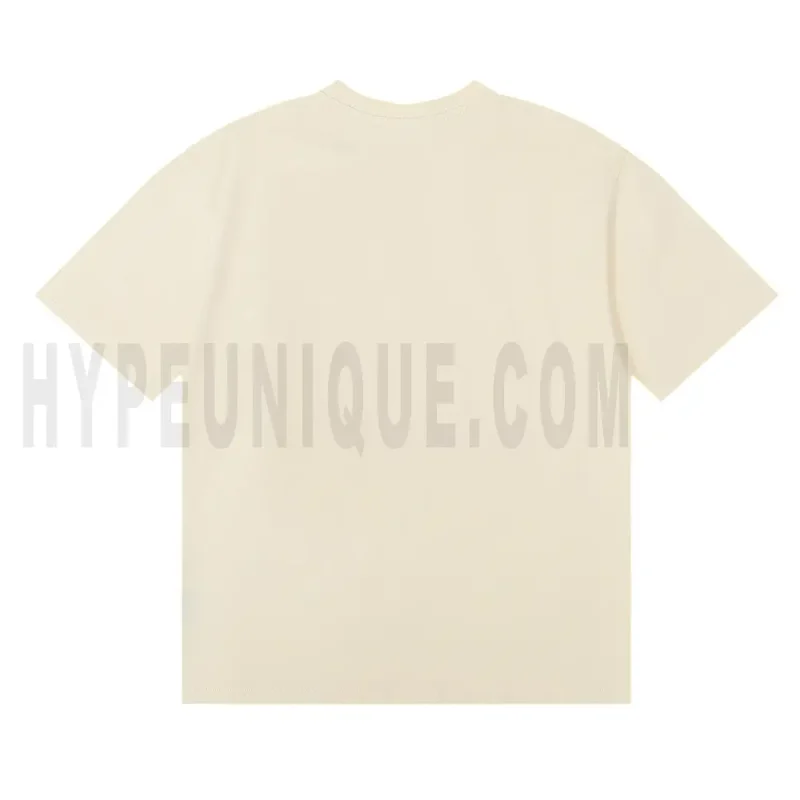 The back of the beige clothes