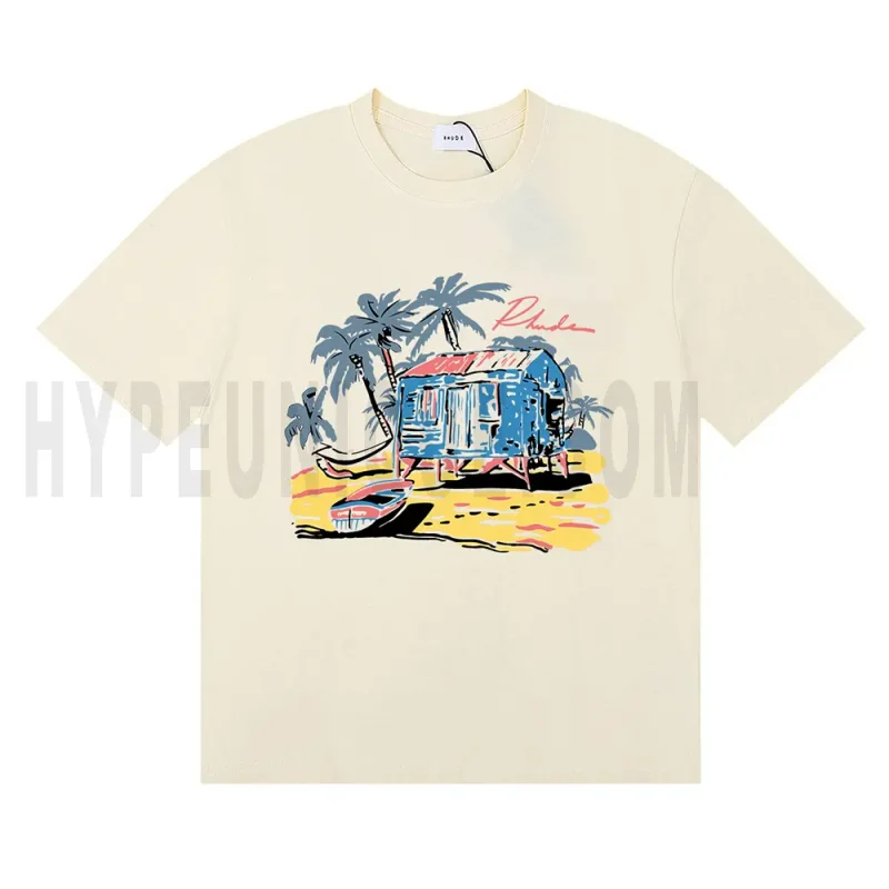 The front of the beige clothes