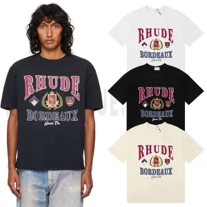 Rhude Bordeaux Grand T-Shirt