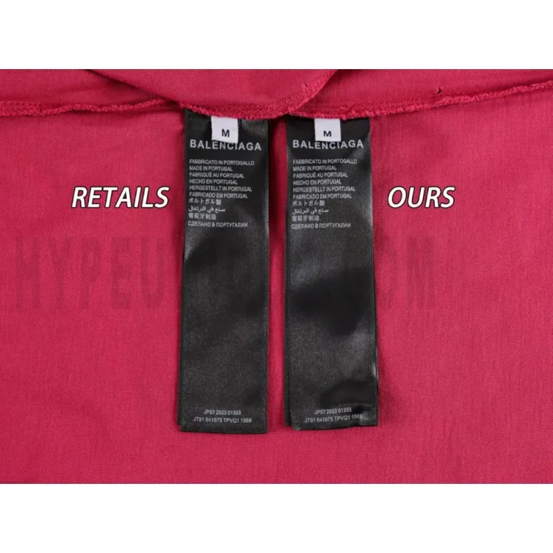Washing Label Comparison Diagram