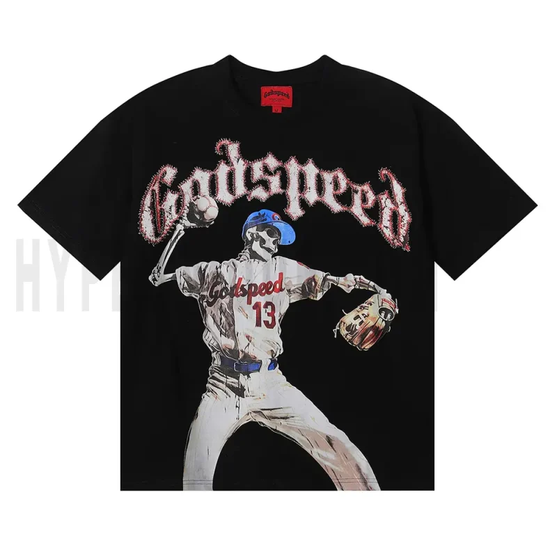 The front of the black clothes