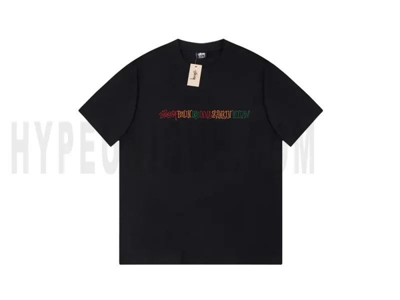 The back of the black clothes