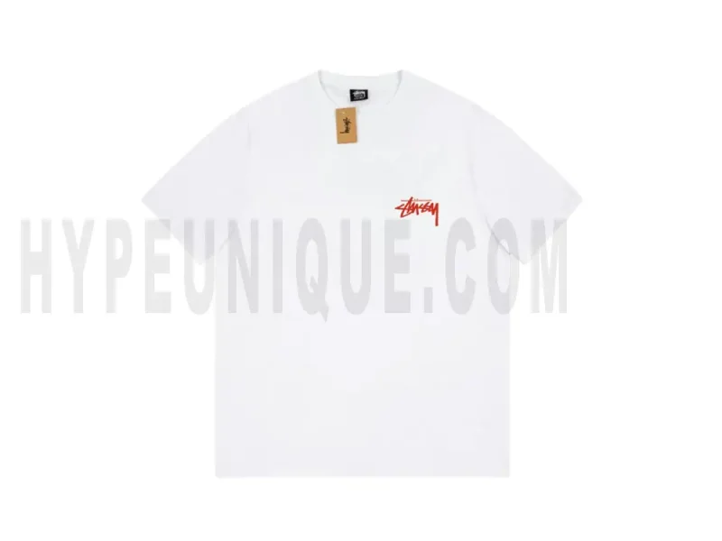 The front of the white clothes