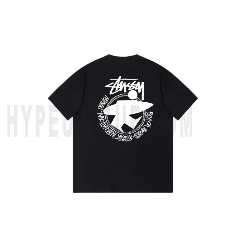 Stussy Beach Roots Surfman Pigment Dyed T-Shirt