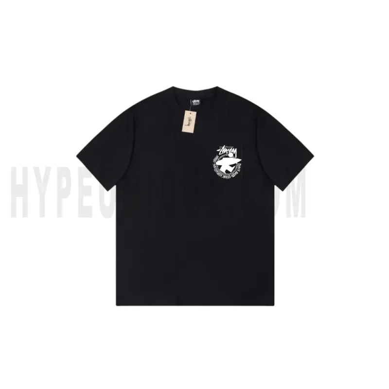 The front of the black clothes