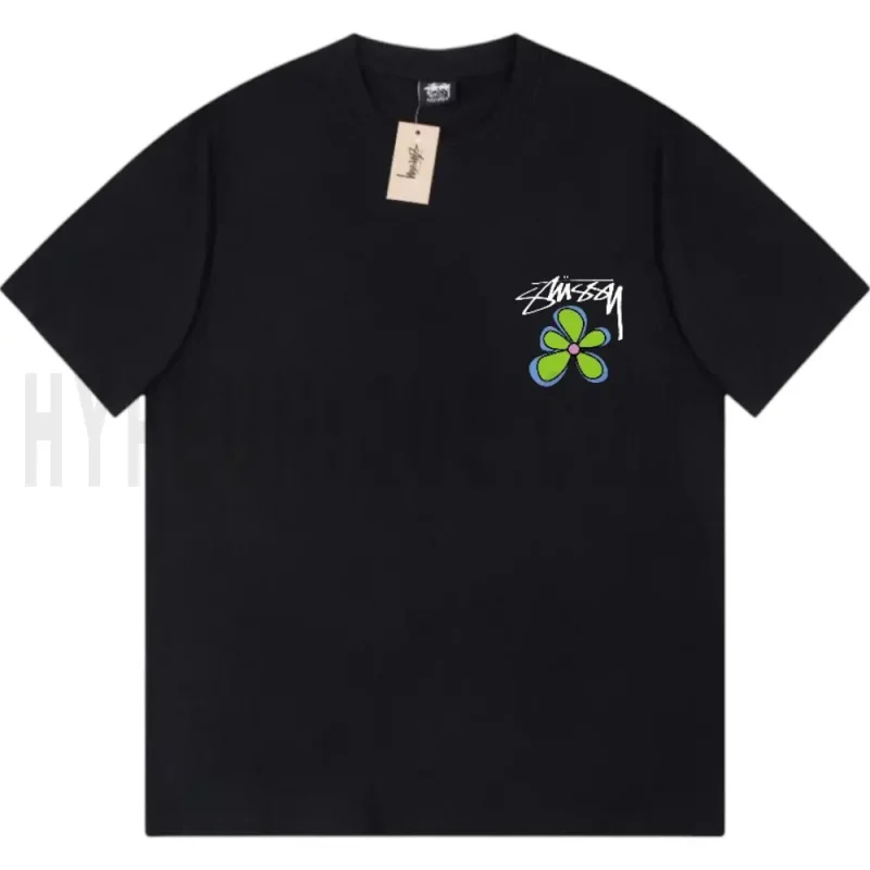 The front of the black clothes