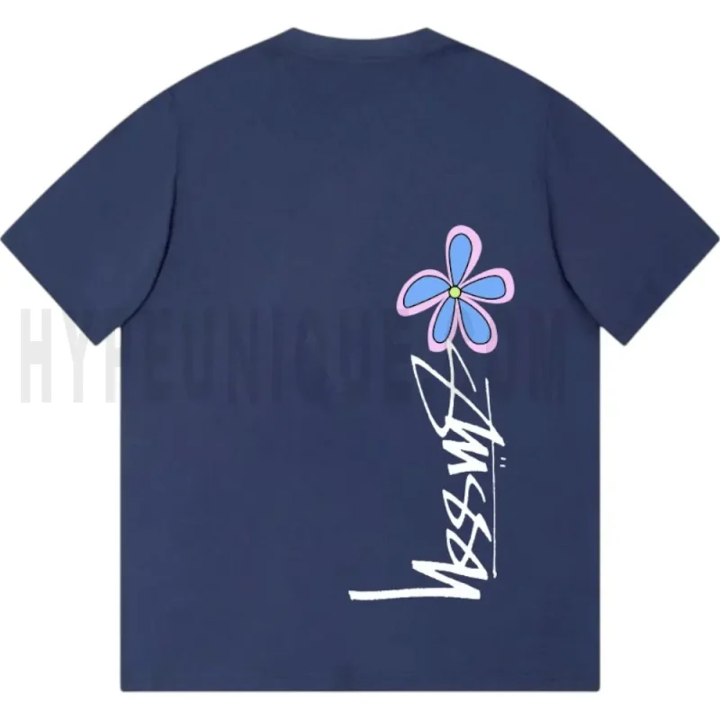 The back of the blue clothes