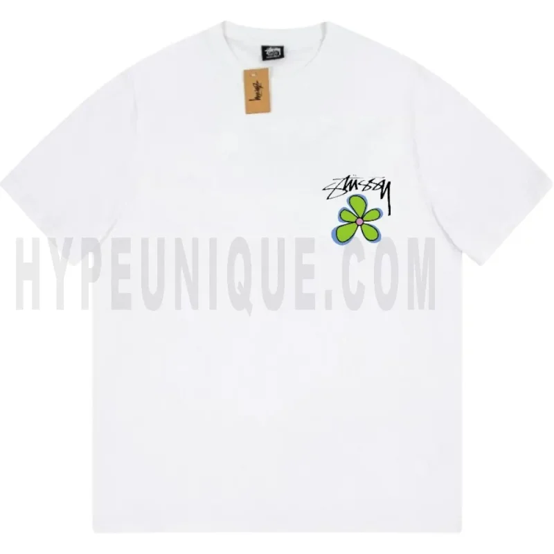 Stussy Flower Script Logo T-Shirt