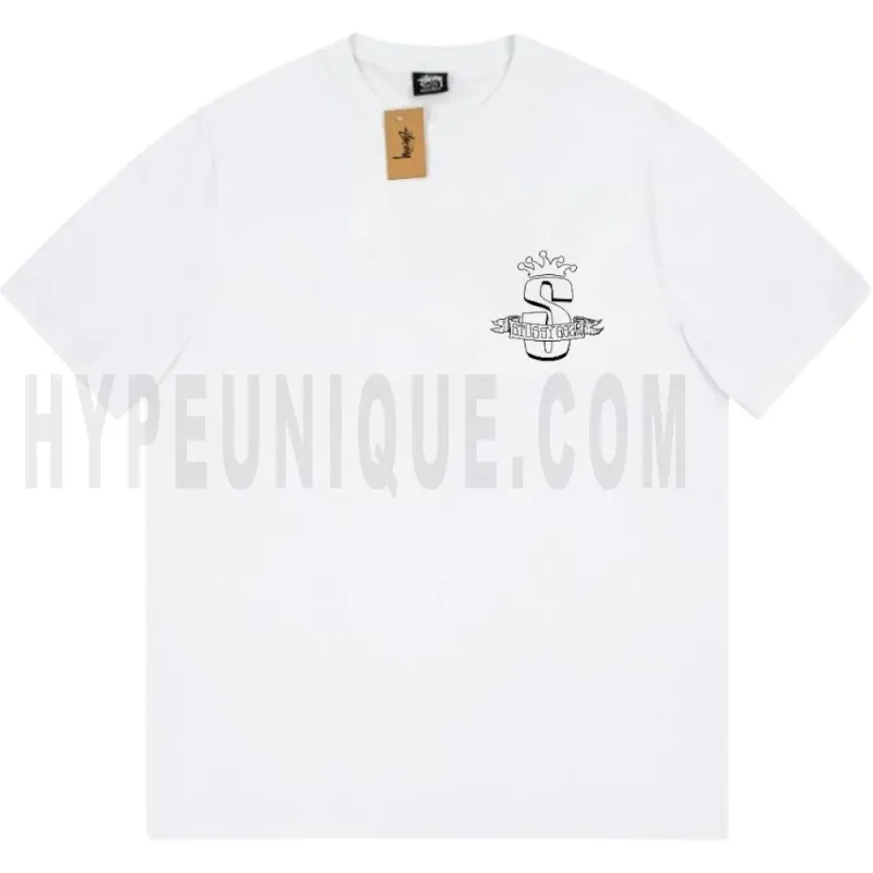 The front of the white clothes