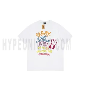 The front of the white clothes