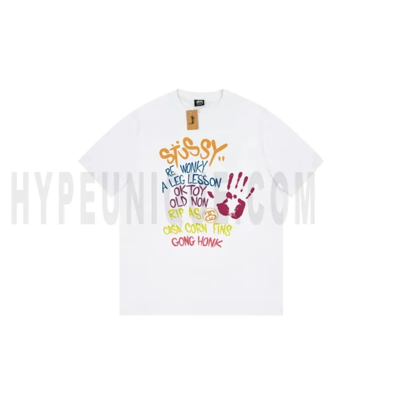 The front of the white clothes